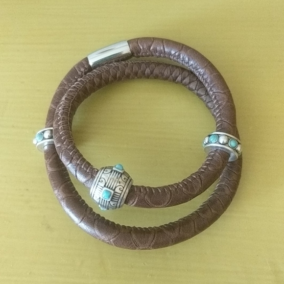Brighton Jewelry - Brighton Leather charm bracelet